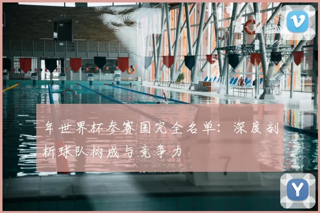 年世界杯参赛国完全名单:深度剖析球队构成与竞争力