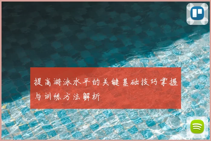 提高游泳水平的关键基础技巧掌握与训练方法解析