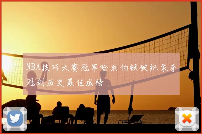 NBA技巧大赛冠军哈利伯顿破纪录夺冠创历史最佳成绩