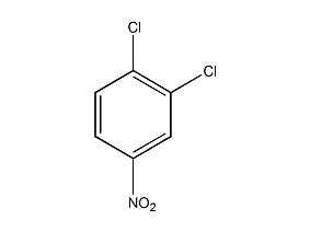 　　中文名称：1,2-二氯代-4-硝基苯、1,2-二氯-4-硝基苯  　　英文名称：3,4-Dichloronitrobenzene  　　分子式： C6H3NO2Cl2  　　结构式：  　　CAS号：99-54-7  　　危险品分类号：9类  　　UN编号：2811  　　质 量 指 标
